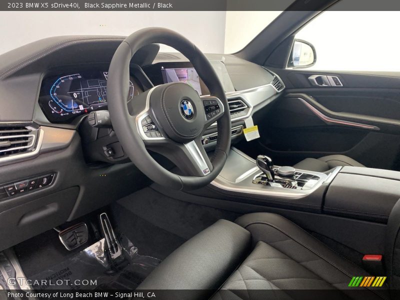Black Sapphire Metallic / Black 2023 BMW X5 sDrive40i