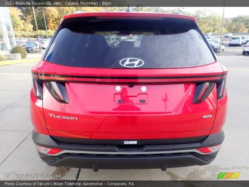 Calypso Red Pearl / Black 2023 Hyundai Tucson SEL AWD