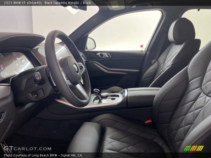 Black Sapphire Metallic / Black 2023 BMW X5 sDrive40i