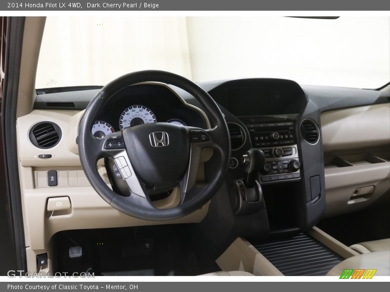 Dashboard of 2014 Pilot LX 4WD