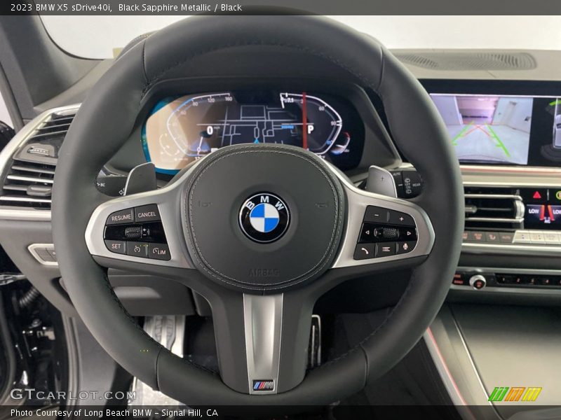 Black Sapphire Metallic / Black 2023 BMW X5 sDrive40i
