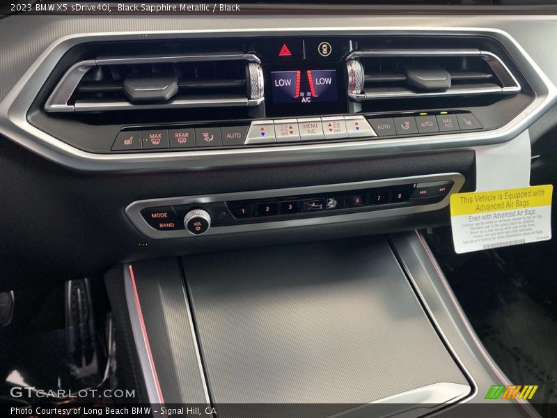 Black Sapphire Metallic / Black 2023 BMW X5 sDrive40i