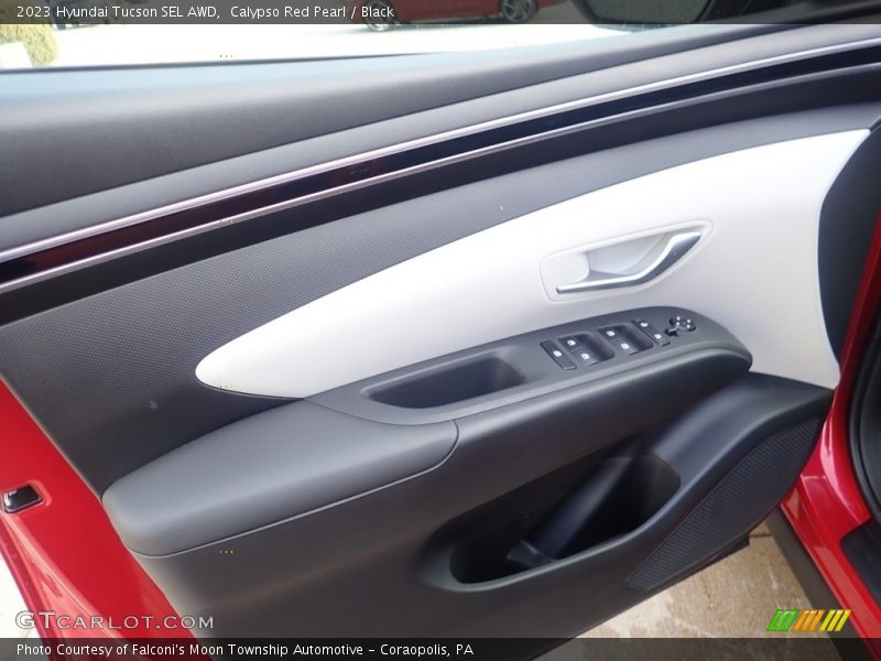 Calypso Red Pearl / Black 2023 Hyundai Tucson SEL AWD