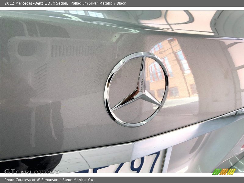 Palladium Silver Metallic / Black 2012 Mercedes-Benz E 350 Sedan