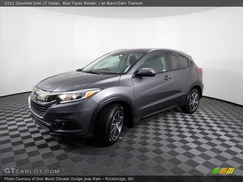Blue Topaz Metallic / Jet Black/Dark Titanium 2012 Chevrolet Sonic LT Sedan