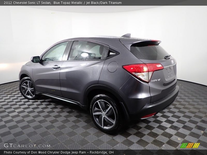 Blue Topaz Metallic / Jet Black/Dark Titanium 2012 Chevrolet Sonic LT Sedan