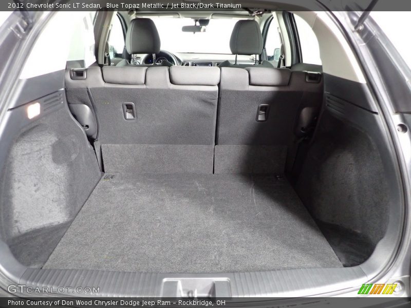 Blue Topaz Metallic / Jet Black/Dark Titanium 2012 Chevrolet Sonic LT Sedan