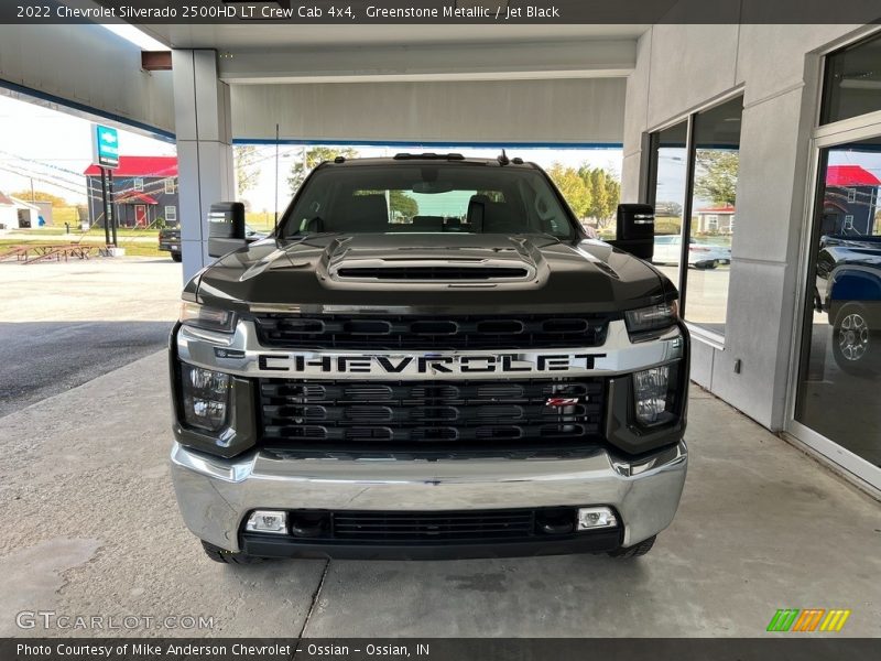 Greenstone Metallic / Jet Black 2022 Chevrolet Silverado 2500HD LT Crew Cab 4x4