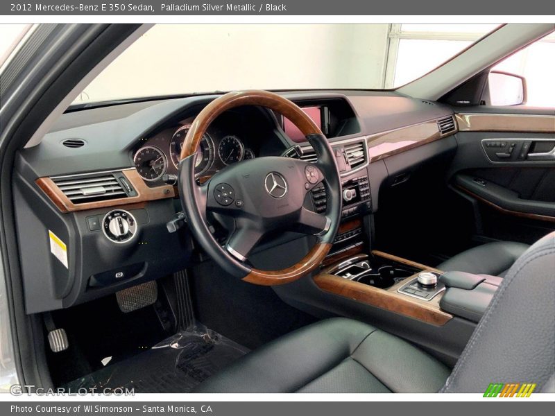 Palladium Silver Metallic / Black 2012 Mercedes-Benz E 350 Sedan