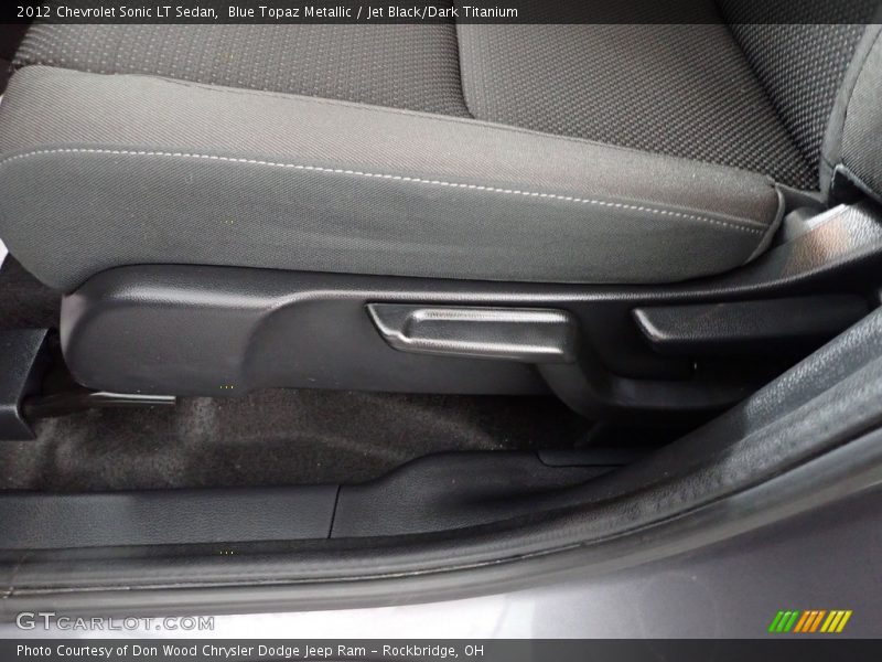 Blue Topaz Metallic / Jet Black/Dark Titanium 2012 Chevrolet Sonic LT Sedan