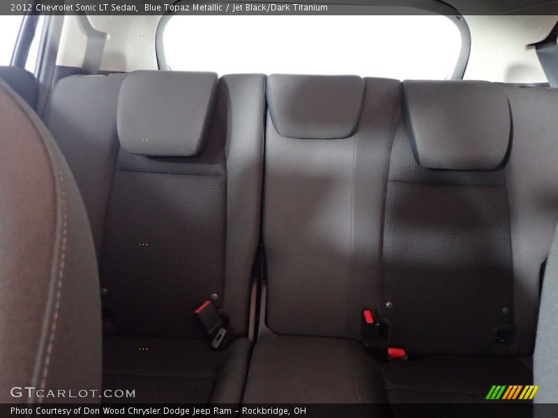 Blue Topaz Metallic / Jet Black/Dark Titanium 2012 Chevrolet Sonic LT Sedan