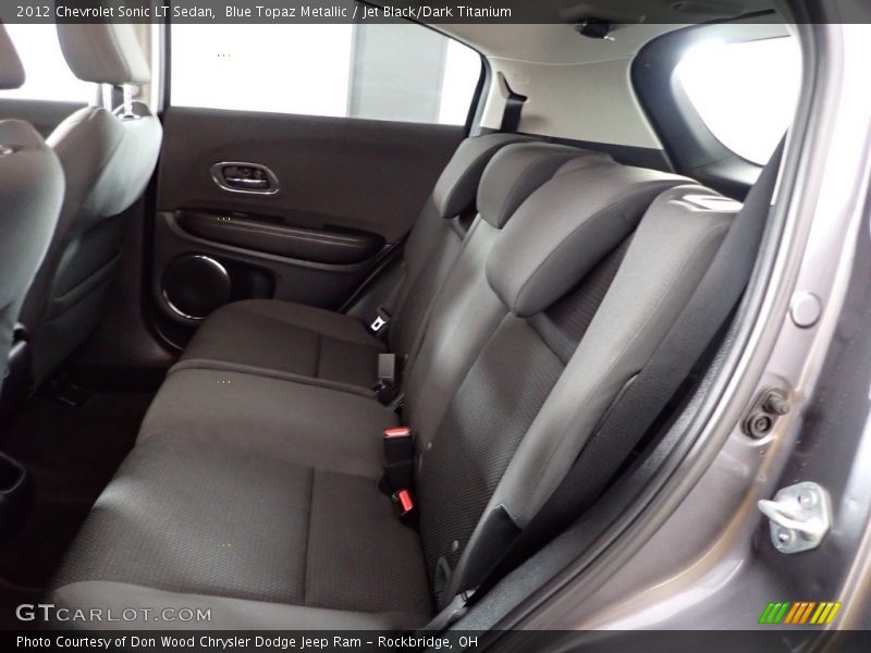 Blue Topaz Metallic / Jet Black/Dark Titanium 2012 Chevrolet Sonic LT Sedan