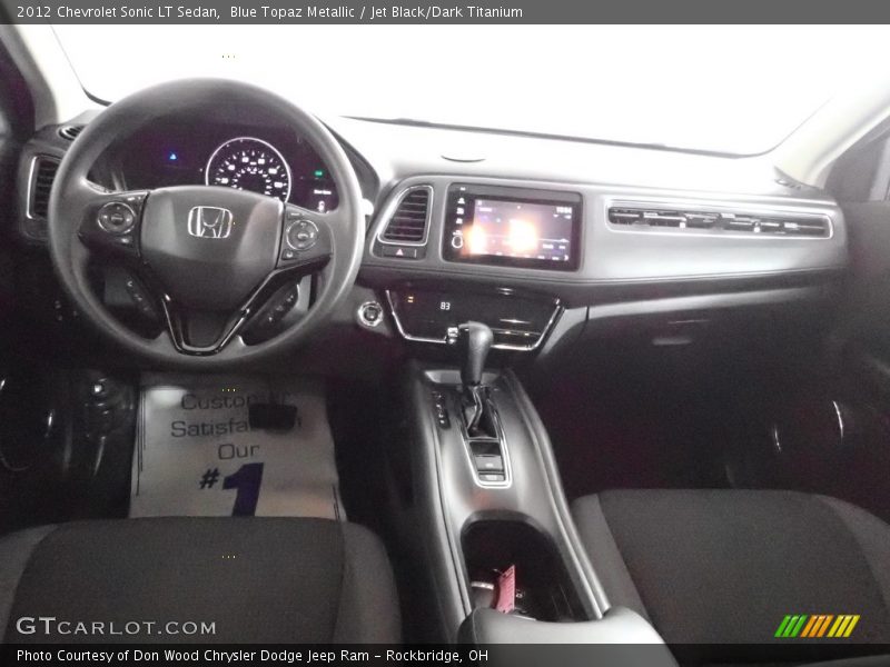 Blue Topaz Metallic / Jet Black/Dark Titanium 2012 Chevrolet Sonic LT Sedan