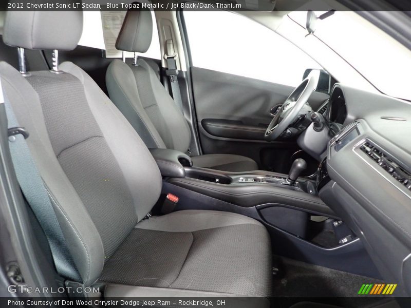 Blue Topaz Metallic / Jet Black/Dark Titanium 2012 Chevrolet Sonic LT Sedan
