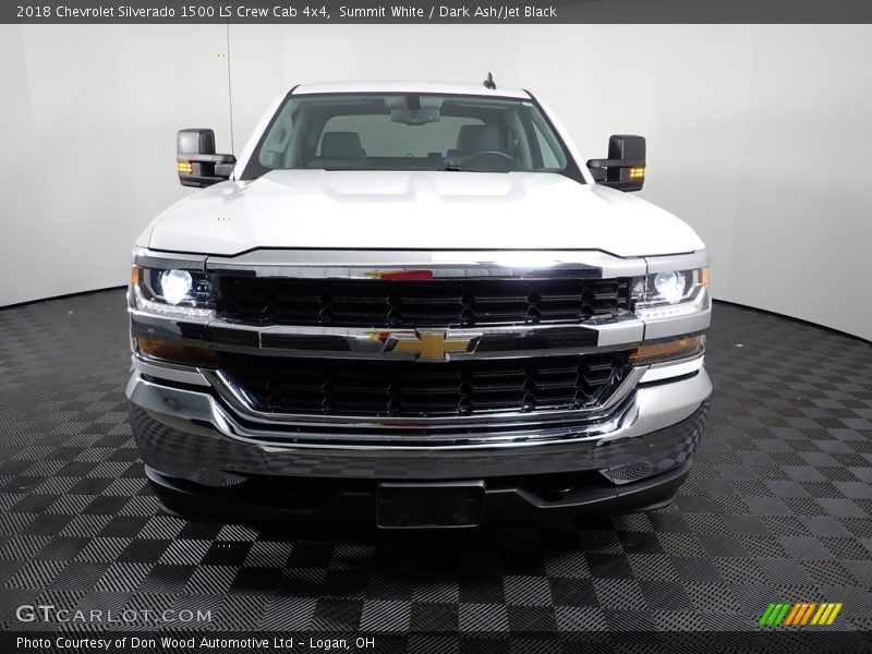 Summit White / Dark Ash/Jet Black 2018 Chevrolet Silverado 1500 LS Crew Cab 4x4