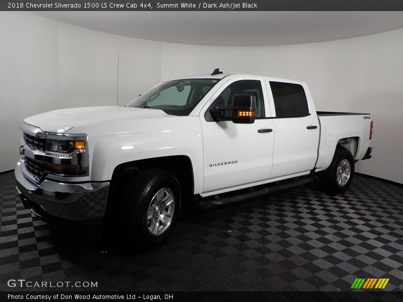 Summit White / Dark Ash/Jet Black 2018 Chevrolet Silverado 1500 LS Crew Cab 4x4