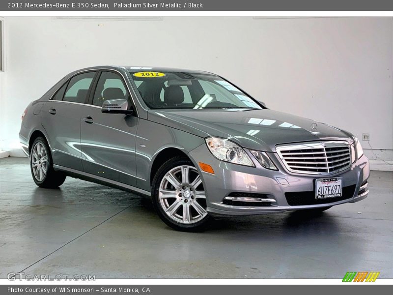 Palladium Silver Metallic / Black 2012 Mercedes-Benz E 350 Sedan