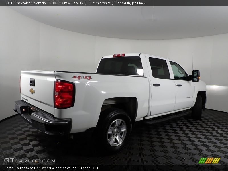 Summit White / Dark Ash/Jet Black 2018 Chevrolet Silverado 1500 LS Crew Cab 4x4