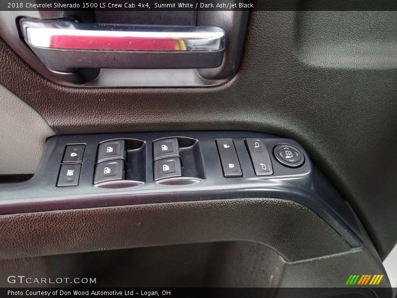 Summit White / Dark Ash/Jet Black 2018 Chevrolet Silverado 1500 LS Crew Cab 4x4
