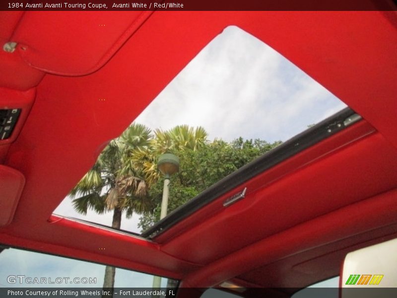 Sunroof of 1984 Avanti Touring Coupe