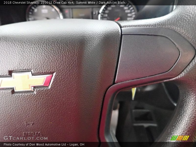 Summit White / Dark Ash/Jet Black 2018 Chevrolet Silverado 1500 LS Crew Cab 4x4