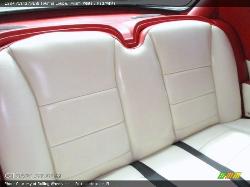 Rear Seat of 1984 Avanti Touring Coupe