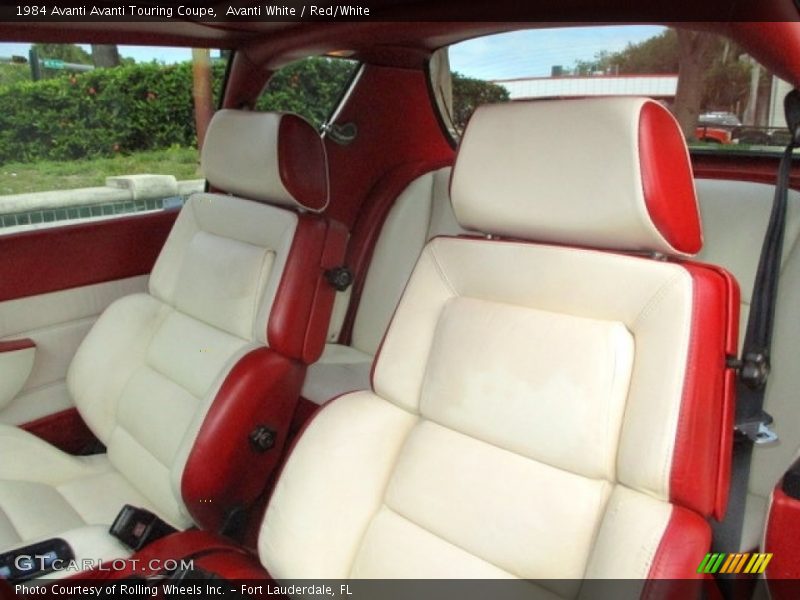 Front Seat of 1984 Avanti Touring Coupe