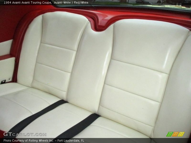 Rear Seat of 1984 Avanti Touring Coupe