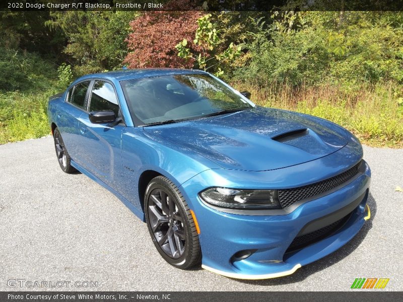 Frostbite / Black 2022 Dodge Charger R/T Blacktop