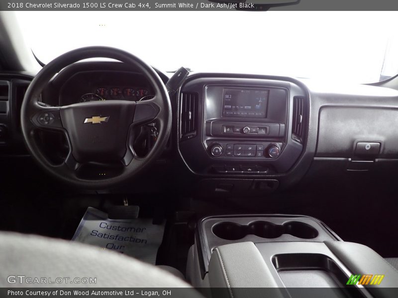 Summit White / Dark Ash/Jet Black 2018 Chevrolet Silverado 1500 LS Crew Cab 4x4