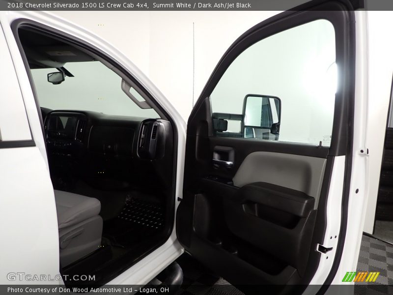 Summit White / Dark Ash/Jet Black 2018 Chevrolet Silverado 1500 LS Crew Cab 4x4