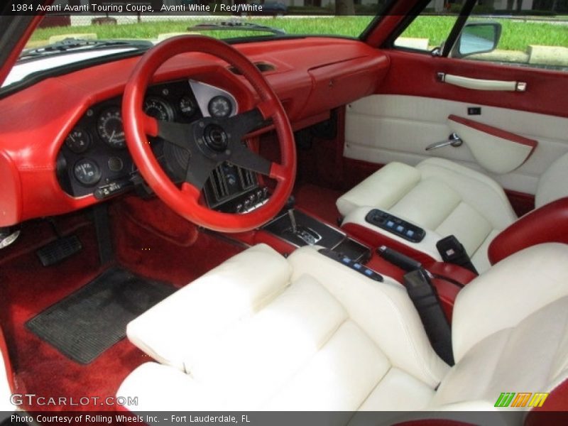 Front Seat of 1984 Avanti Touring Coupe