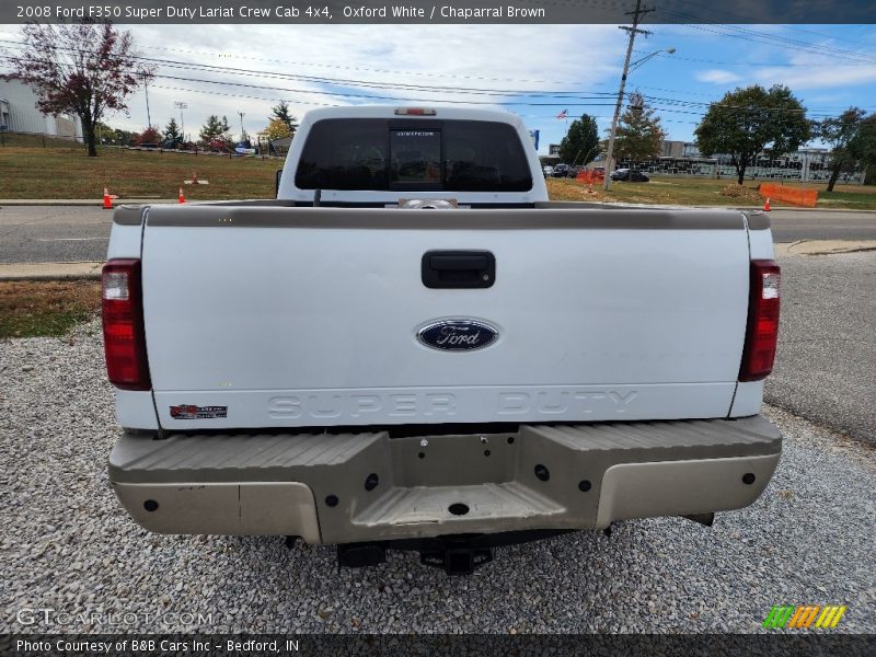 Oxford White / Chaparral Brown 2008 Ford F350 Super Duty Lariat Crew Cab 4x4