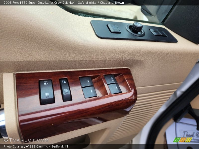 Oxford White / Chaparral Brown 2008 Ford F350 Super Duty Lariat Crew Cab 4x4