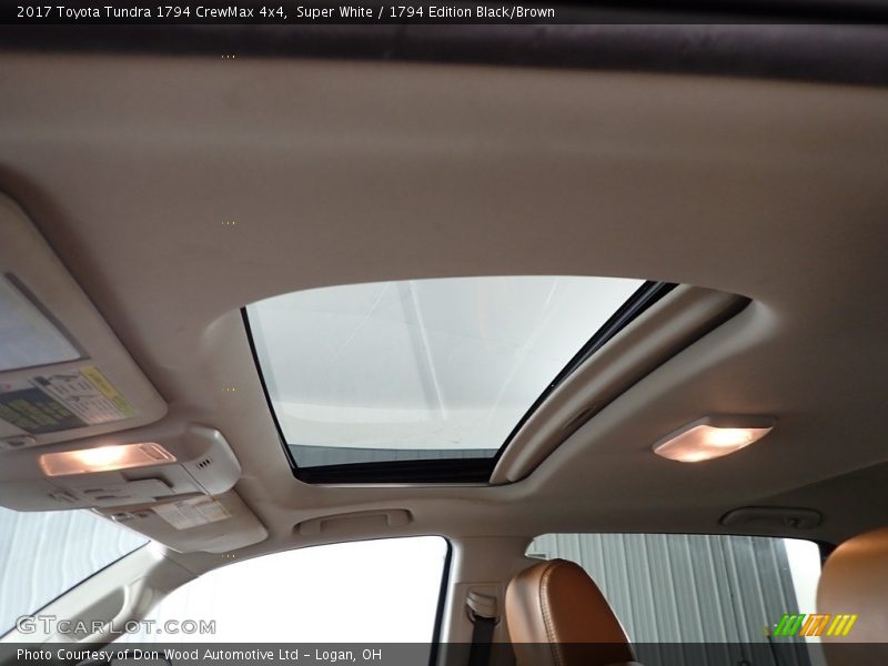 Super White / 1794 Edition Black/Brown 2017 Toyota Tundra 1794 CrewMax 4x4