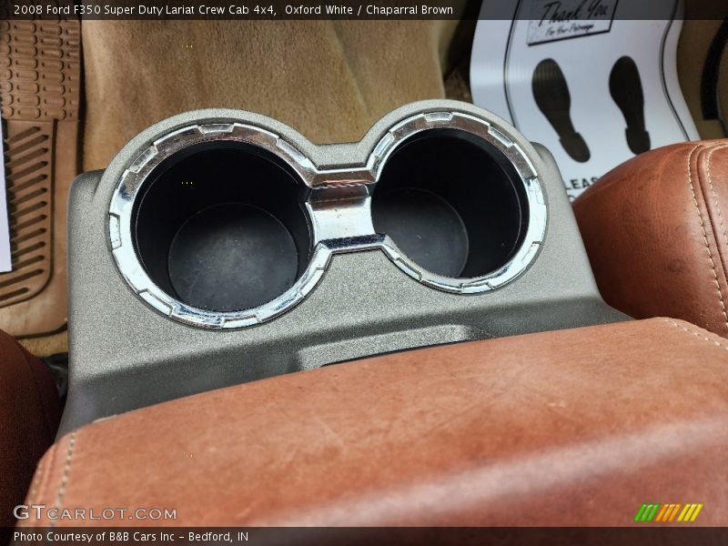 Oxford White / Chaparral Brown 2008 Ford F350 Super Duty Lariat Crew Cab 4x4