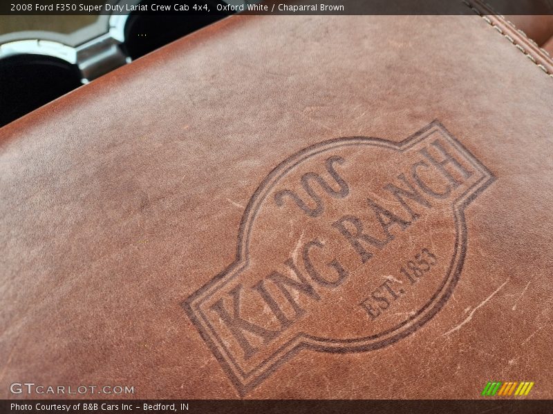 Oxford White / Chaparral Brown 2008 Ford F350 Super Duty Lariat Crew Cab 4x4