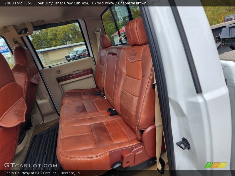 Oxford White / Chaparral Brown 2008 Ford F350 Super Duty Lariat Crew Cab 4x4