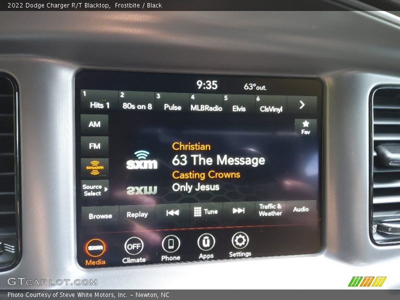 Frostbite / Black 2022 Dodge Charger R/T Blacktop