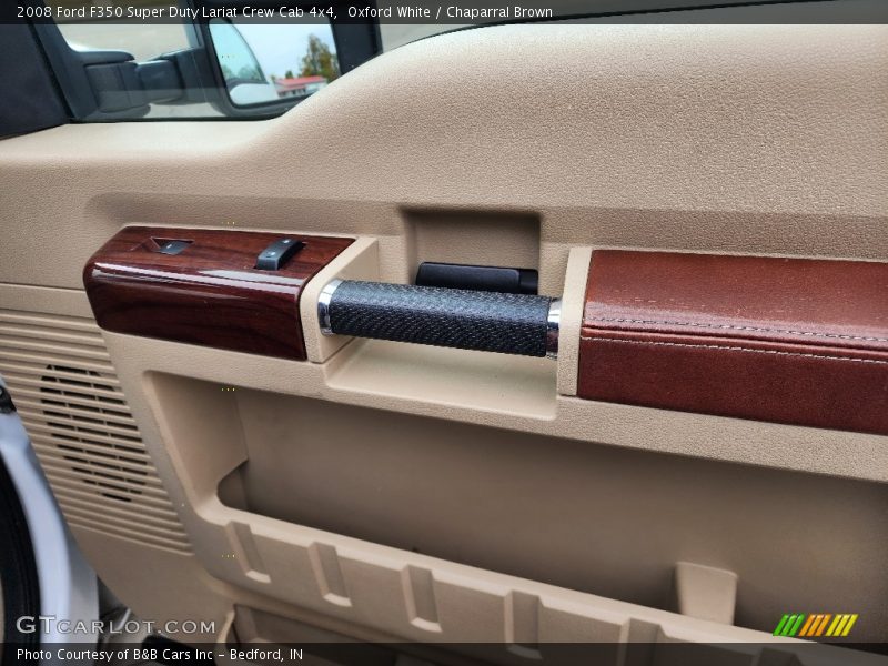 Oxford White / Chaparral Brown 2008 Ford F350 Super Duty Lariat Crew Cab 4x4