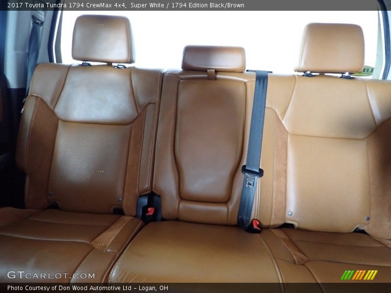 Super White / 1794 Edition Black/Brown 2017 Toyota Tundra 1794 CrewMax 4x4
