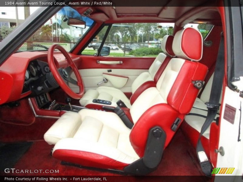 Front Seat of 1984 Avanti Touring Coupe