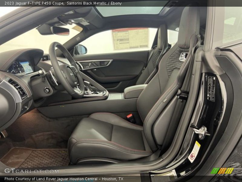  2023 F-TYPE P450 Coupe Ebony Interior