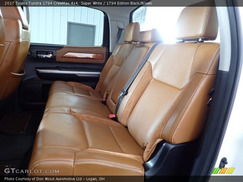 Super White / 1794 Edition Black/Brown 2017 Toyota Tundra 1794 CrewMax 4x4