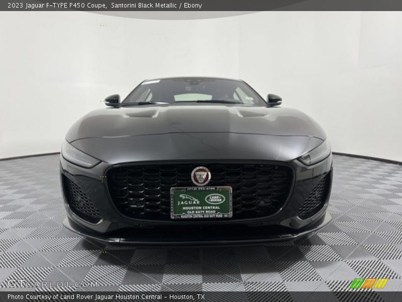 Santorini Black Metallic / Ebony 2023 Jaguar F-TYPE P450 Coupe