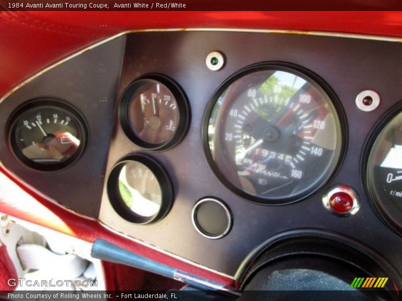  1984 Avanti Touring Coupe Touring Coupe Gauges