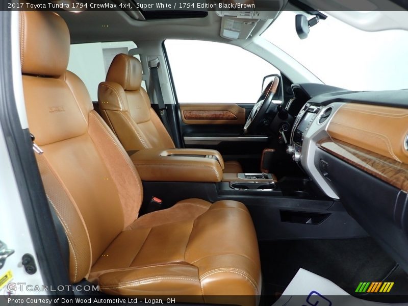 Super White / 1794 Edition Black/Brown 2017 Toyota Tundra 1794 CrewMax 4x4