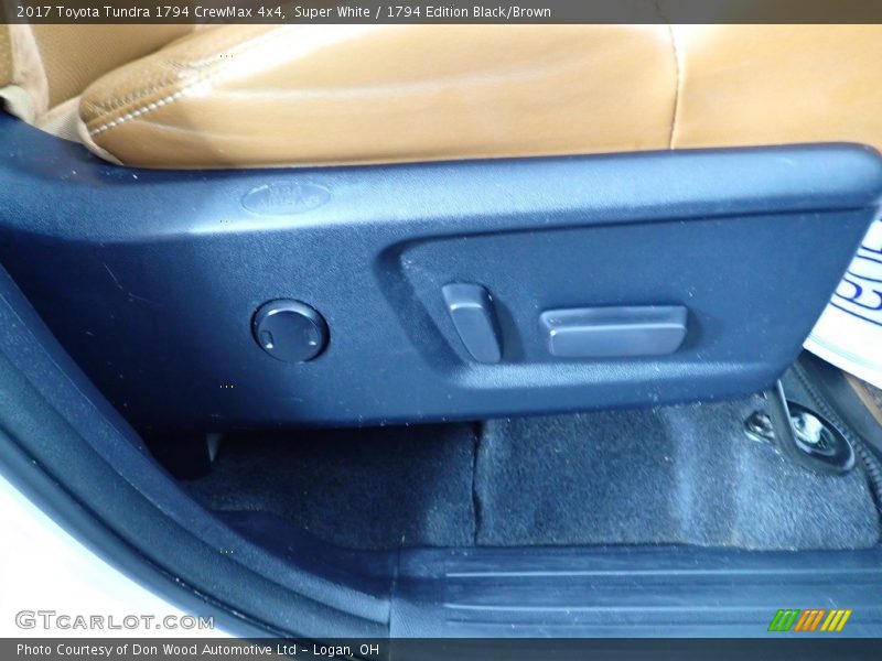 Super White / 1794 Edition Black/Brown 2017 Toyota Tundra 1794 CrewMax 4x4