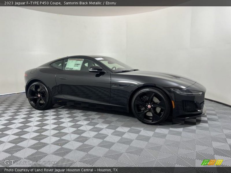 Santorini Black Metallic / Ebony 2023 Jaguar F-TYPE P450 Coupe