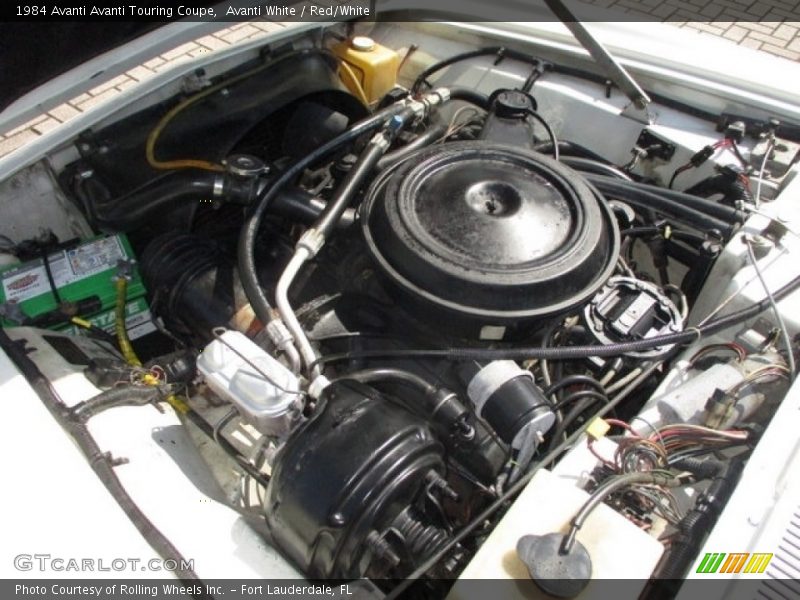  1984 Avanti Touring Coupe Engine - 5.0 Liter OHV 16-Valve V8